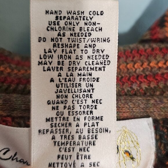 Anthropologie Charlie & Robin Hallstatt Plaid Hooded Poncho Cape Sweater OS - Picture 3 of 11